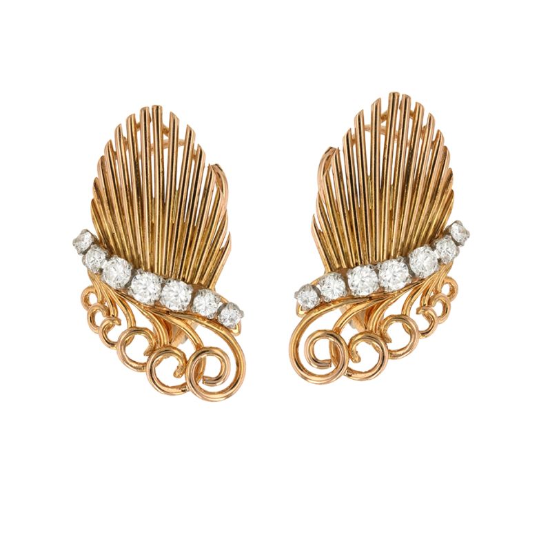 Acheter Boucles d'oreilles vintage clip diamants 0.70 carat 2 ors 12.03g Comme neuf - 2900,00 € Boucles d'oreilles vintage clip diamants 0.70 carat 2 ors 12.03g Comme neuf - reconditionné disponible sur Gemme Les Bijoux